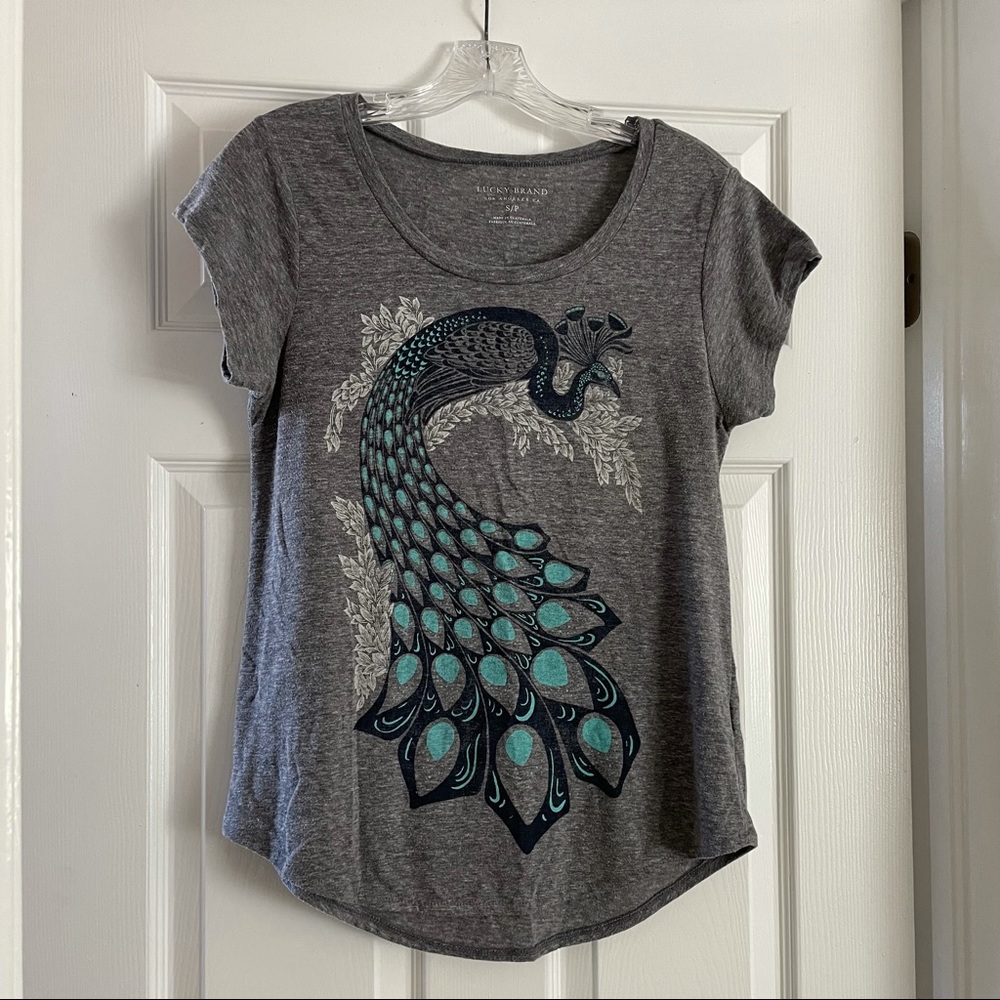 Lucky Brand Peacock T-Shirt